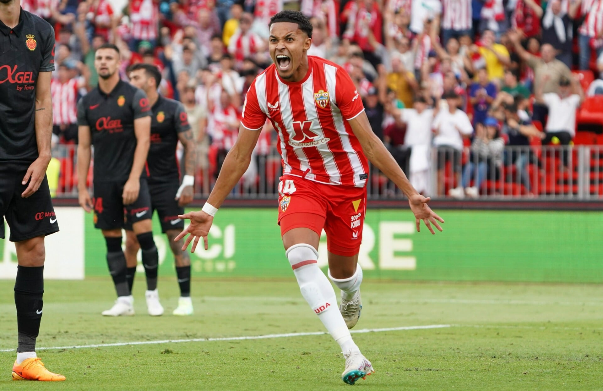 El delantero brasileño Lázaro Vinícius jugó en Almería en una gran apuesta del club. (Foto: Almería)