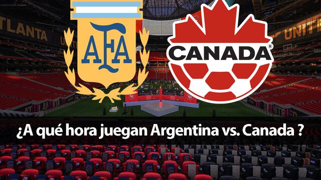 ¿A qué hora se jugó el partido Argentina vs. Canadá por Copa América 2024?