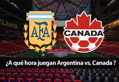 ¿A qué hora se jugó el partido Argentina vs. Canadá por Copa América 2024?