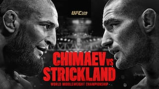 Paramount Plus transmitió la pelea del UFC 328: Chimaev-Strickland