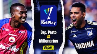 Pasto vs. Millonarios EN VIVO vía Win Sports: ver transmisión por Liga BetPlay