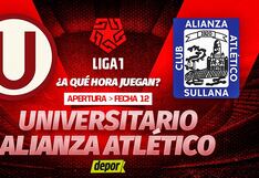 Horario de Universitario vs Alianza Atlético en el Monumental