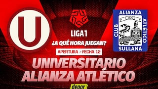 Horario de Universitario vs Alianza Atlético en el Monumental