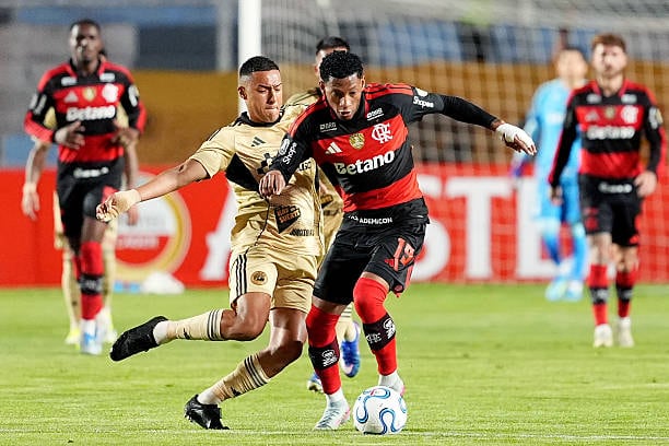 Cusco FC cayó 2-0 ante Flamengo en su debut por Copa Libertadores. (Foto: Getty Images)