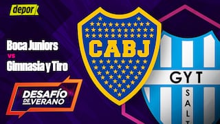Boca vs. Gimnasia y Tiro (1-0): gol, resumen y video del por el Torneo de Verano