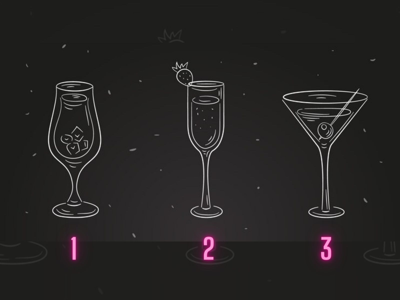 TEST VISUAL | Cada trago está dispuesto a revelarte una importante información. (Foto: Composición Freepik / Depor)