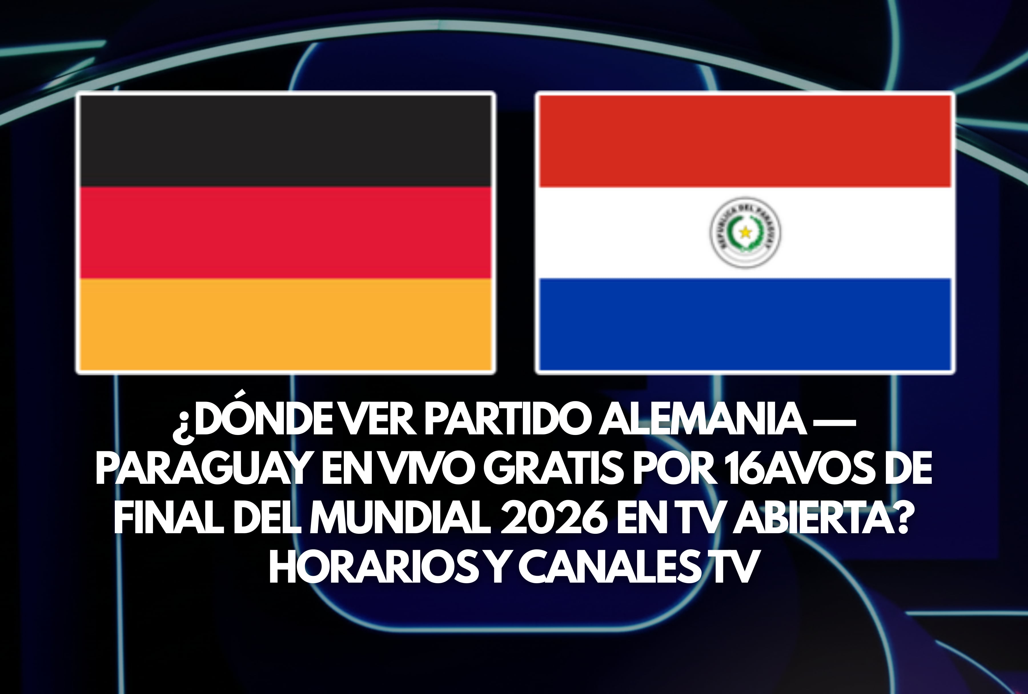 Jugadores alemanes y paraguayos preparan la estrategia para los 16avos de final. Descubra dónde ver el partido Alemania vs. Paraguay en vivo gratis por televisión abierta, horarios oficiales y canales de TV. | Crédito: fifa.com / Composición Depor