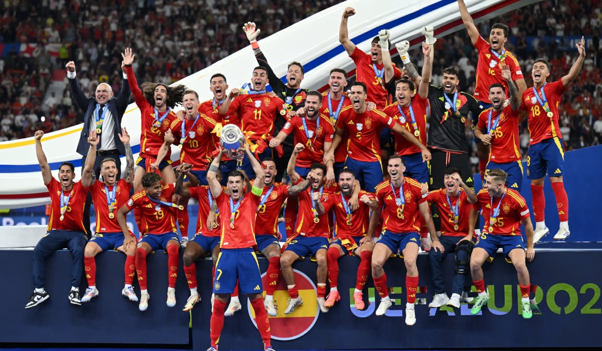 España venció a Inglaterra en la final y levantó al Eurocopa 2024. (Foto: Getty Images)