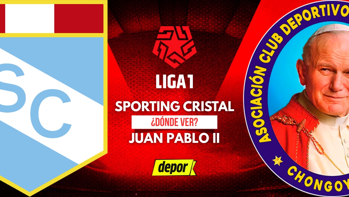 Sporting Cristal vs. Juan Pablo II se enfrentan por la fecha 3 del Torneo Clausura 2026, con la transmisión de Liga 1 MAX. (Diseño: Depor)
