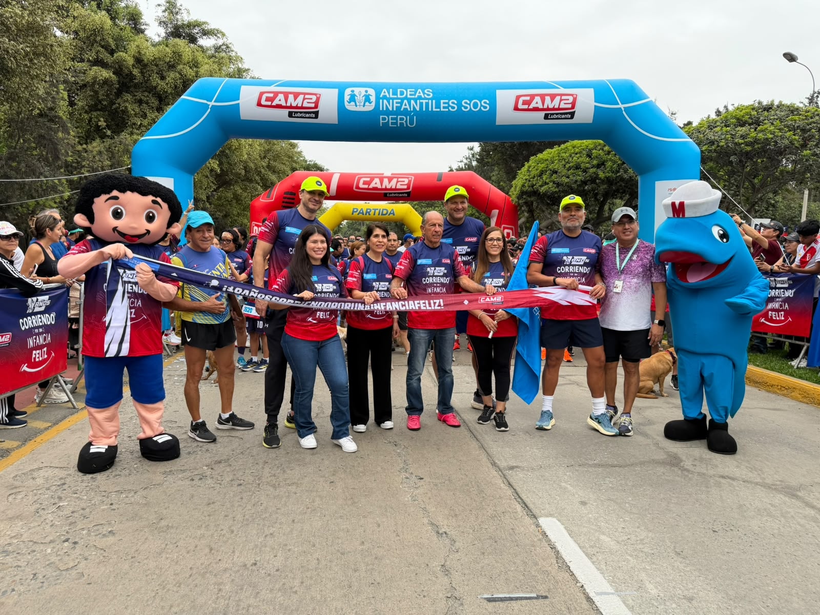 Miles de familias y mascotas se unieron por la niñez en 10ma Carrera 8K de Aldeas Infantiles SOS Perú. (Difusión)