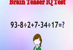 Si realmente cuentas con un intelecto superior te daré 6 segundos para resolver el reto matemático