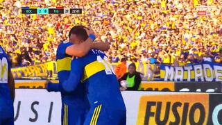 Para enmarcarlo: el golazo de otro partido de Fabra para el 2-0 de Boca vs Tigre [VIDEO]