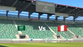 Así luce el campo donde jugará Perú ante Arabia Saudita [VIDEO]