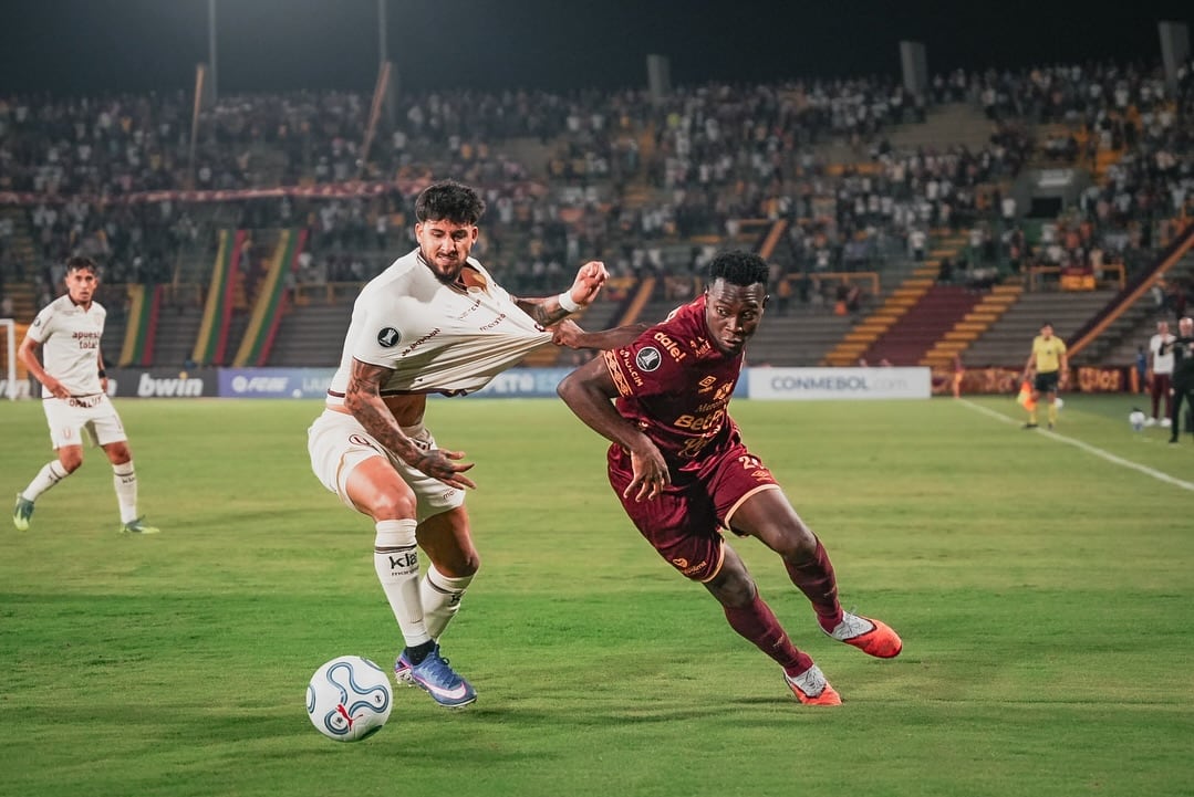 El encuentro, pese a no tener goles, fue muy peleado. (Foto: Deportes Tolima)