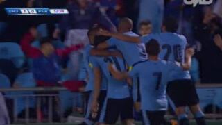 Perú vs. Uruguay: error de Paolo Guerrero en salida y gol de Edison Cavani