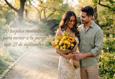 💛 20 tarjetas románticas para enviar a tu pareja en WhatsApp este 21 de septiembre por las flores amarillas