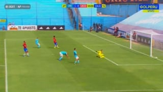 Emanuel Herrera falló un gol solo frente al arco de Unión Comercio [VIDEO]