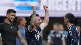 “De la mano de Leo Messi”: el emotivo cántico que retumbó tras el pase de Argentina a la final