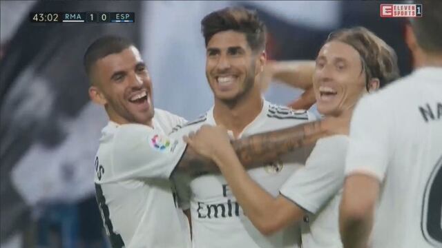 Con un poco de suspenso: Marco Asensio anotó el primero ante el Espanyol con ayuda del VAR [VIDEO]