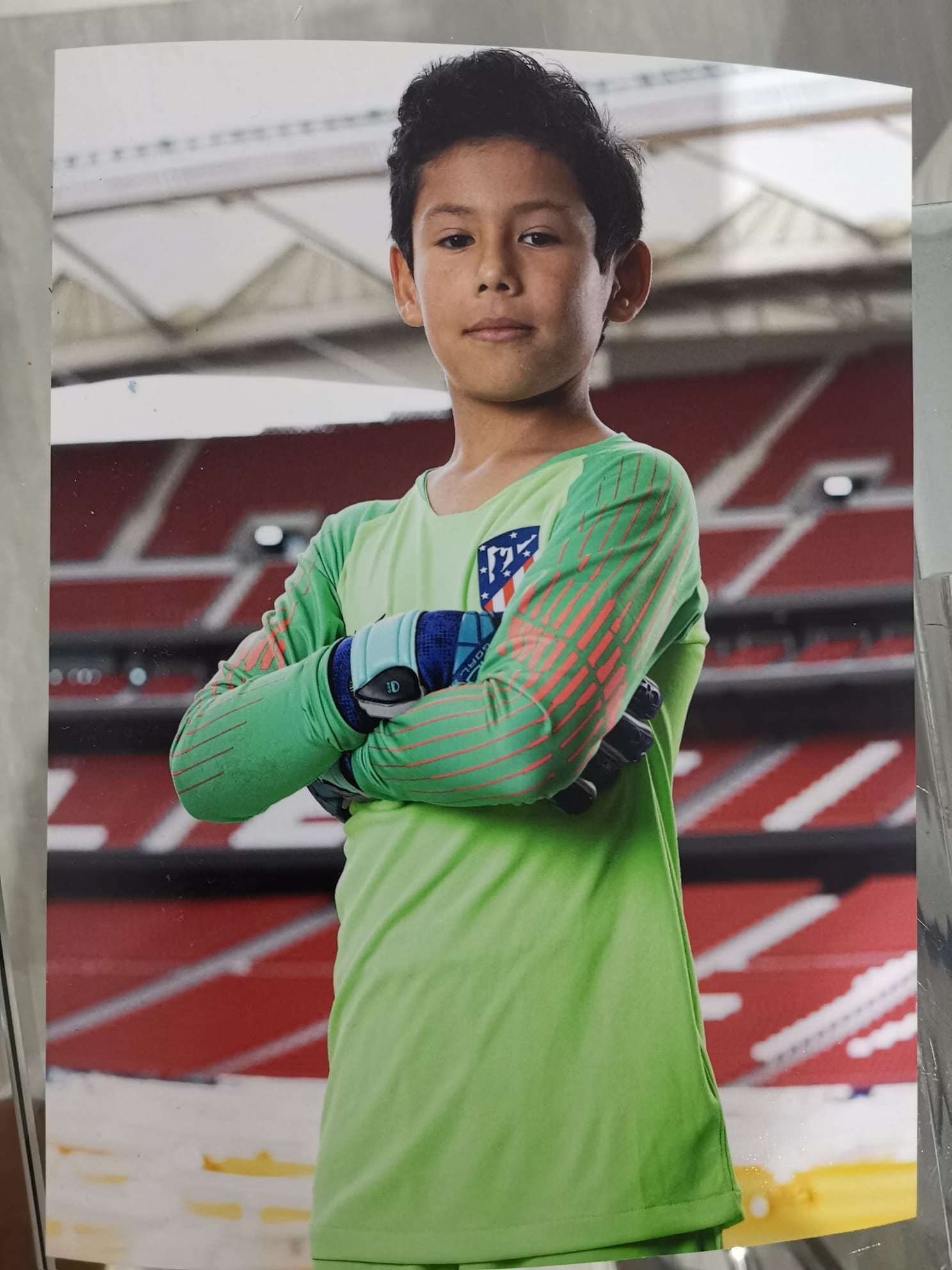 Joaquín Carrera jugó cuatro años en el Atlético de Madrid, parte importante en su formación como arquero. (Foto: Difusión)