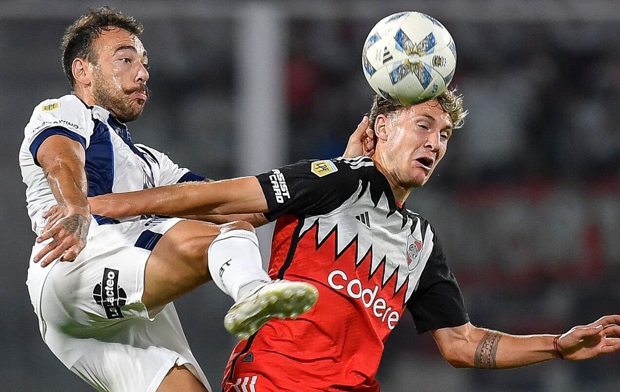River venció 1-0 a Talleres en el partido de ida de octavos de final de la Copa Libertadores. (Foto: Getty Images)
