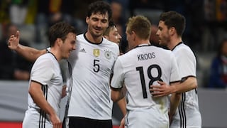 Alemania ganó 4-1 a Italia en Múnich previa a la Eurocopa 2016
