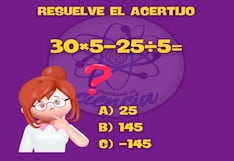 ¿Te gustan las ecuaciones? Pues resuelve este reto matemático rápidamente en 8 segundos