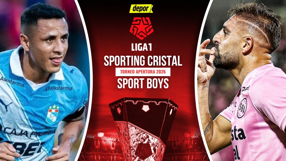 Sporting Cristal vs. Sport Boys se enfrentan por la fecha 7 del Torneo Apertura 2026. (Diseño: Depor)