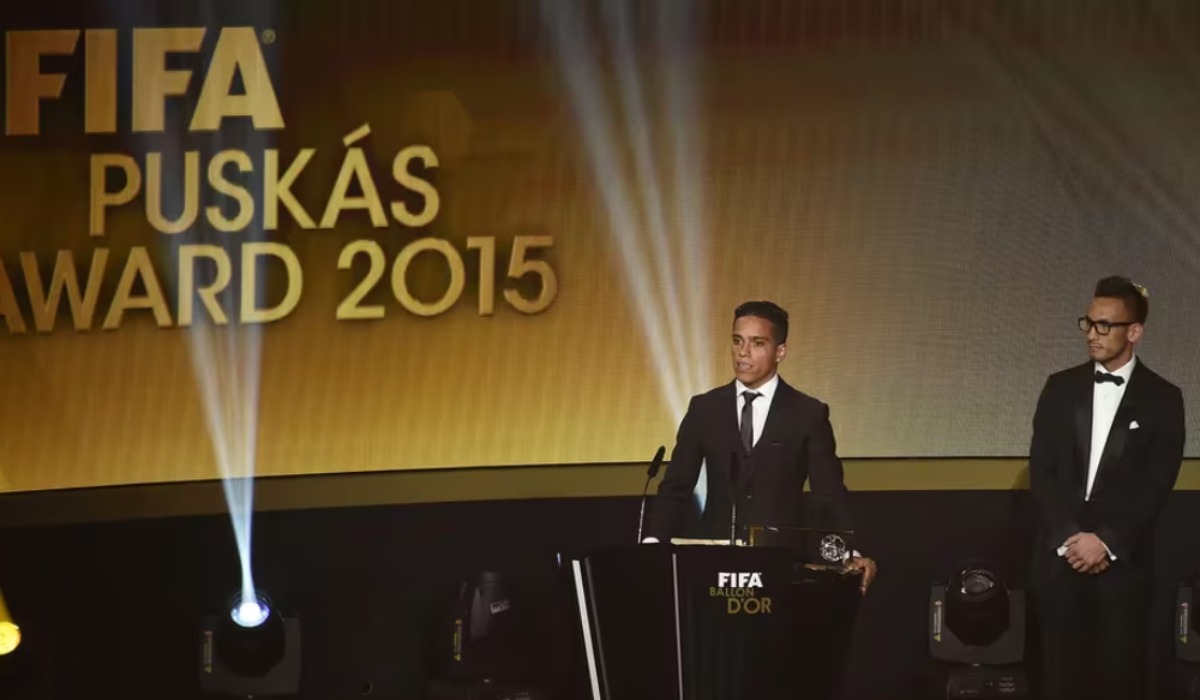 Wendell Lira ganó el Premio Puskás en el 2015, derrotando a Lionel Messi. (Foto: Agencias).