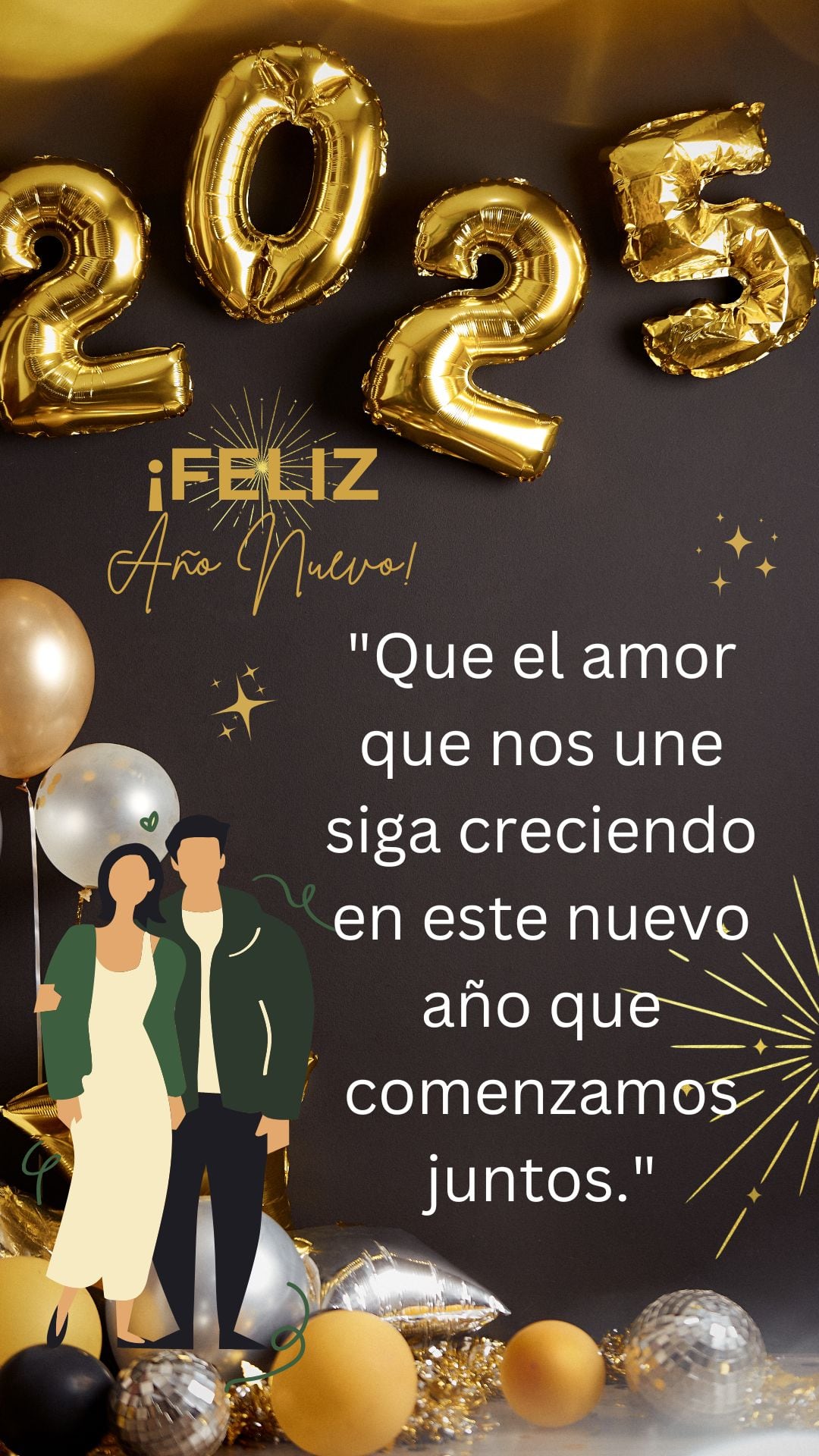 Sorprende a esa persona especial en tu vida con estas frases de amor antes de dar la bienvenida al Año Nuevo 2025 (Foto: Canva.com / seaart.ai)