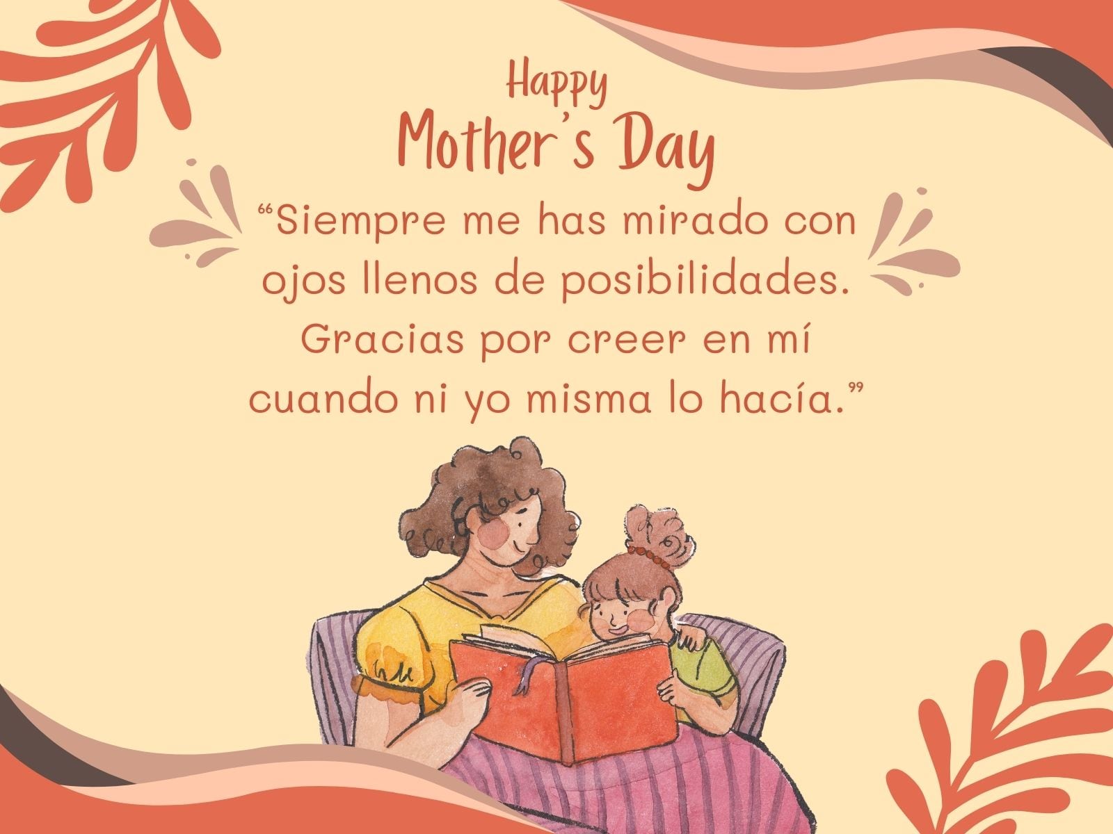 Felicita a esa mujer que te dio la vida con esta frase bonita y celebra así el Día de la Madre. (Foto: Composición Audiencias/Canva)