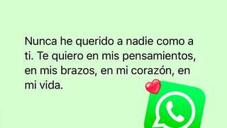 Mejores frases para declararse por WhatsApp el Día de San Valentín