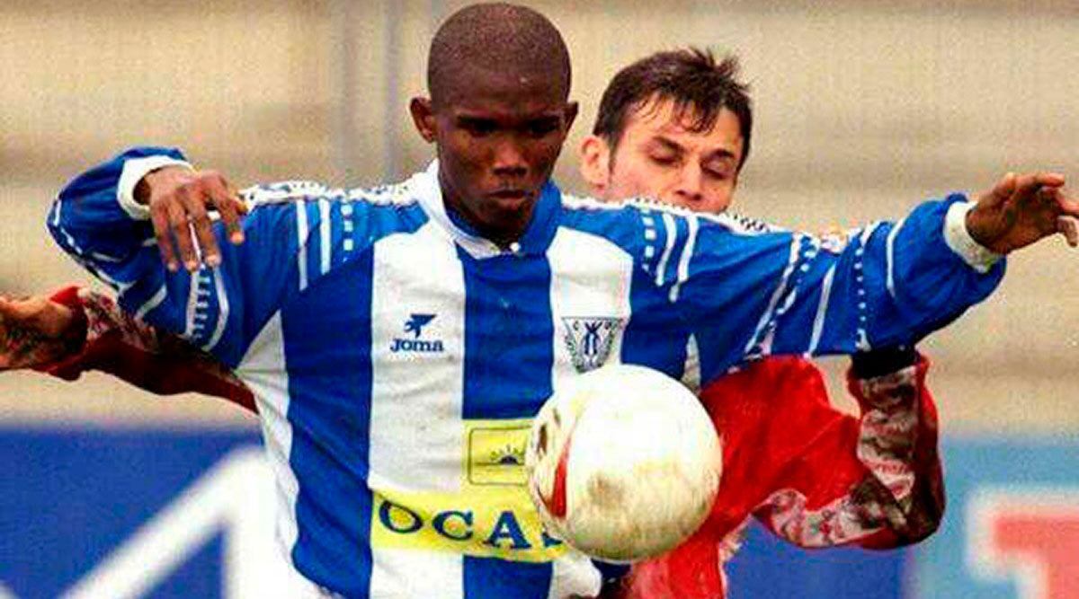 Samuel Eto'o jugó en Leganés cuando tenía 16 años. (Foto: Leganés)