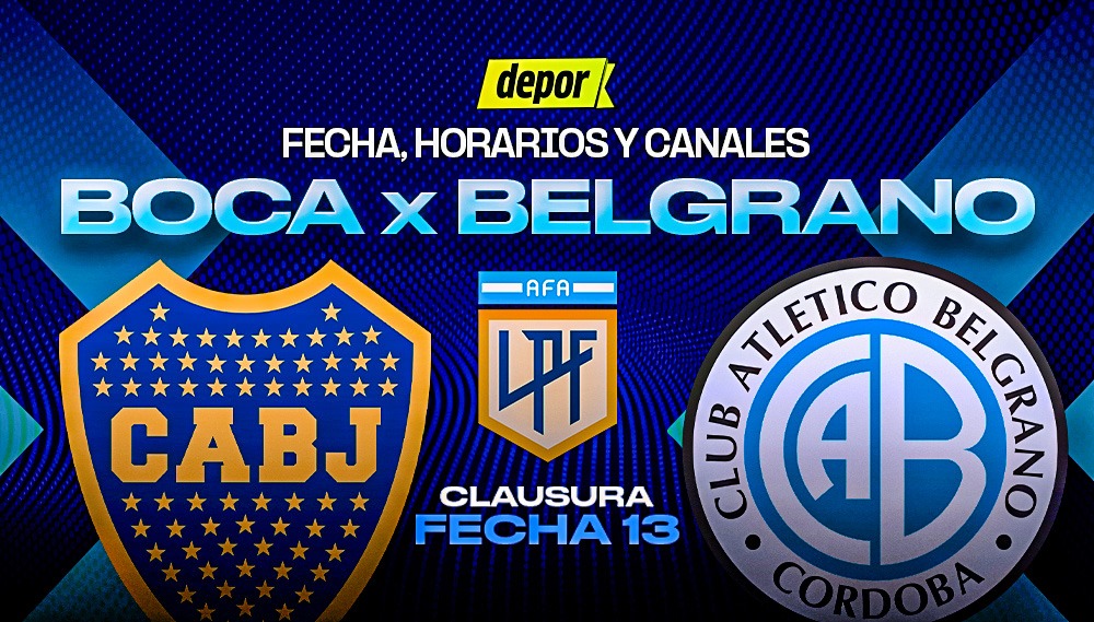Boca vs. Belgrano: fecha, horarios y canales de TV por Liga Profesional Argentina