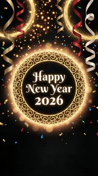 Elige una de estas 20 opciones de tarjetas para desear un ¡Feliz Año Nuevo 2026! este 31 de diciembre y 1 de enero. Compártela en todas las redes sociales. (Foto: Pinterest)