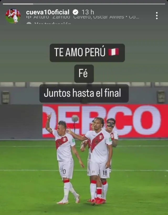 Christian Cueva dejó un mensaje en sus redes sociales. (Foto: Captura de Instagram)