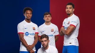 De blanco, más de 40 años después: Barcelona presentó la segunda camiseta del 2023-24