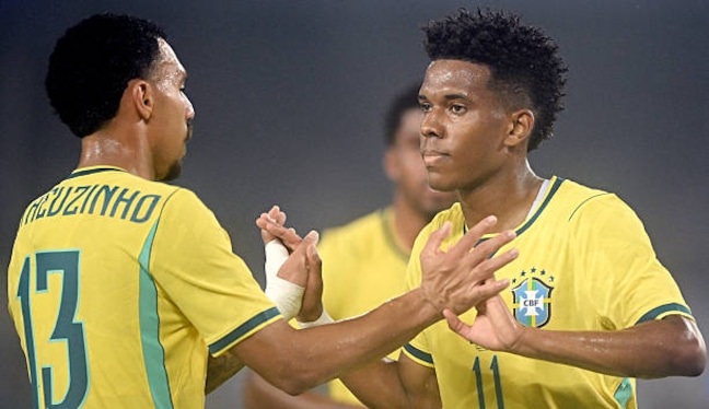 Brasil vs. India se enfrentaron en un amistoso internacional FIFA. (Foto: Getty Images)