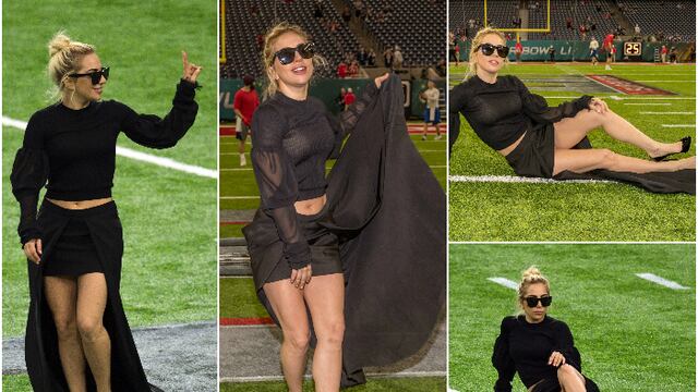 Lady Gaga llegó al NRG Stadium y alborotó a todos previo al Super Bowl 2017