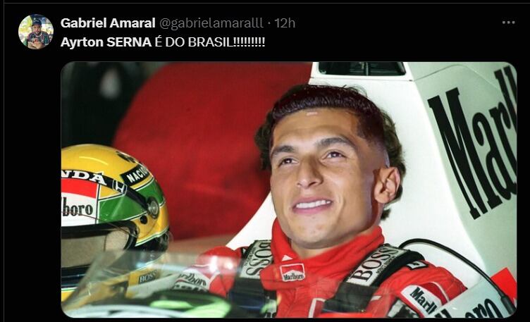 "Ayrton Serna", el nuevo apodo de Kevin Serna en Fluminense. (Captura: X)