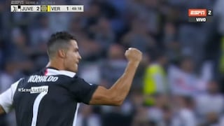 ¡Fiel a su estilo! Cristiano Ronaldo anota el 2-1 del Juventus-Hellas Verona por la Serie A [VIDEO]