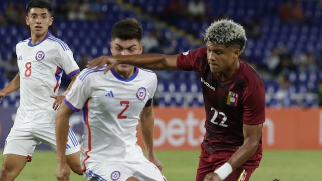 Venezuela vs. Chile (1-0): resumen y minuto a minuto por el Sudamericano Sub-20