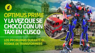 La vez que Optimus Prime no pudo subir una empinada cuesta en Cusco