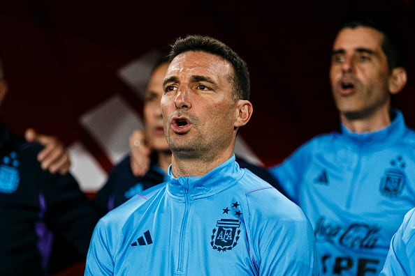 Lionel Scaloni, a favor de que Argentina juegue en Santa Fe. (Foto: Getty Images)