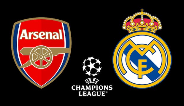 Arsenal y Real Madrid se enfrentan en un emocionante partido de ida de los cuartos de final de la Champions League. Ambos equipos buscan dar un paso firme hacia la gran final en Múnich. ¡No te lo pierdas! (Composición: Mix)