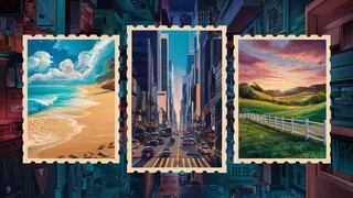 Elige una de las postales en la imagen para descubrir si eres una persona madura