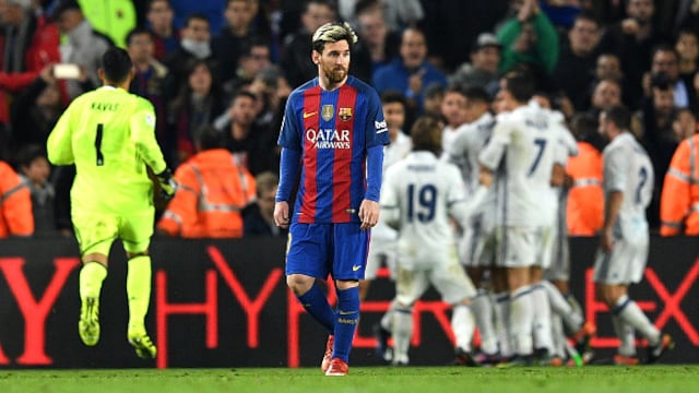 Esa cara lo dice todo: la reacción de Messi tras el gol de Ramos 'in extremis'
