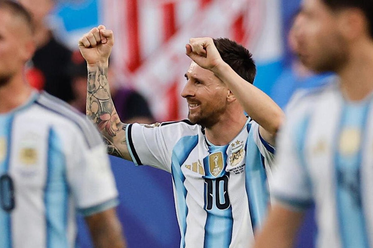 Así vestirá Argentina para enfrentar a España en la final del Mundial 2026. Foto: EFE