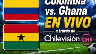Chilevisión transmitió el partido Colombia 1-0 Ghana por el Mundial 2026