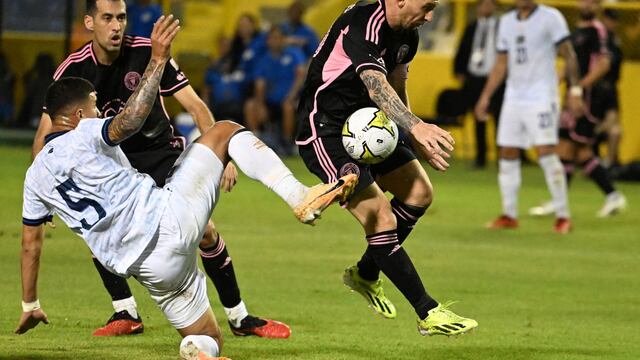 Inter Miami de Lionel Messi empató 0-0 ante El Salvador en partido amistoso
